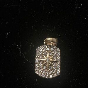 Gold and Silver Star Pendant